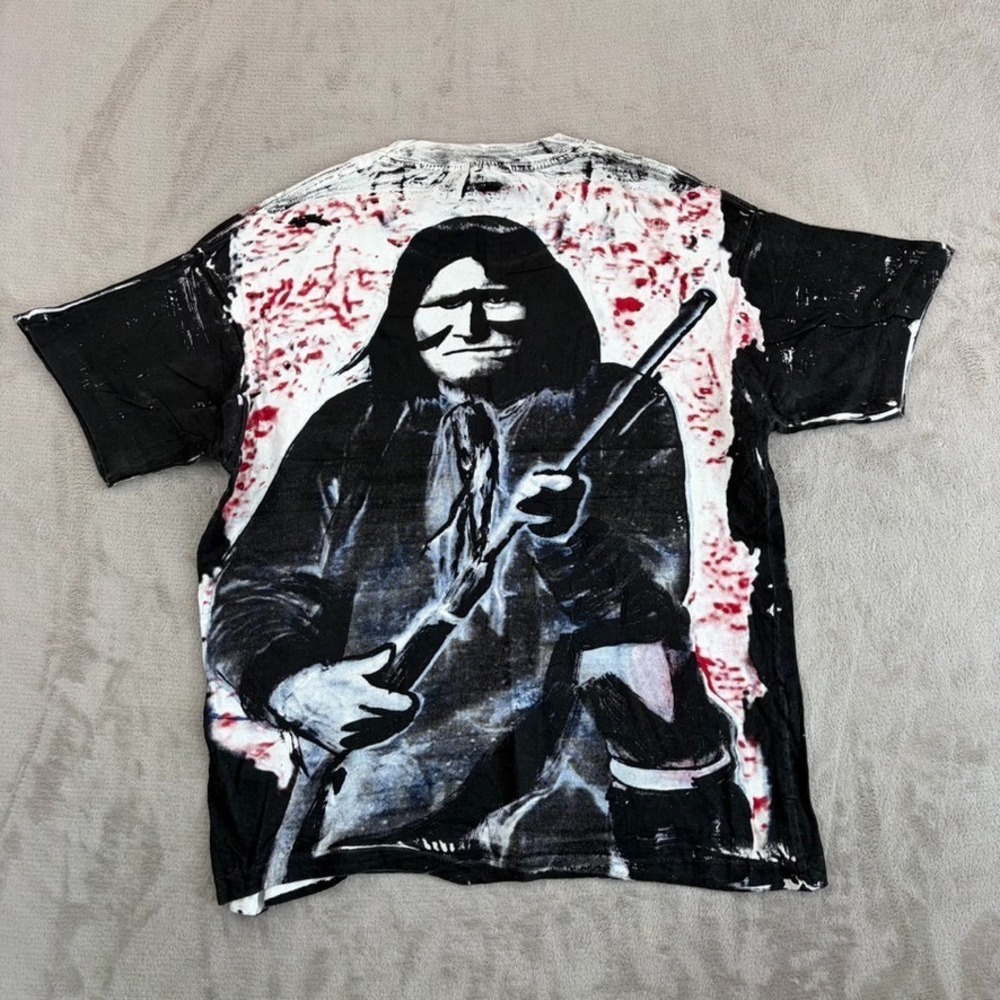 Vintage Portrait Of Apache Chief Geronimo T Shirt Single Stitch Rag 72 Men Large - Picture 5 of 8